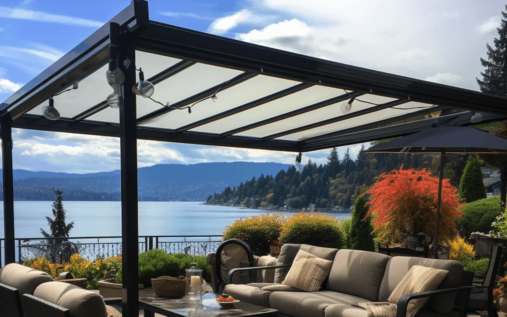 aluminum DIY patio cover okanagan