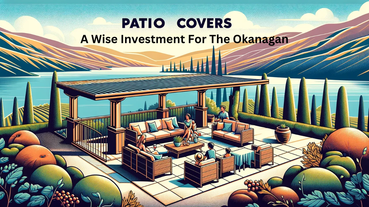 Patio Covers are a wise investment for the okanagan.