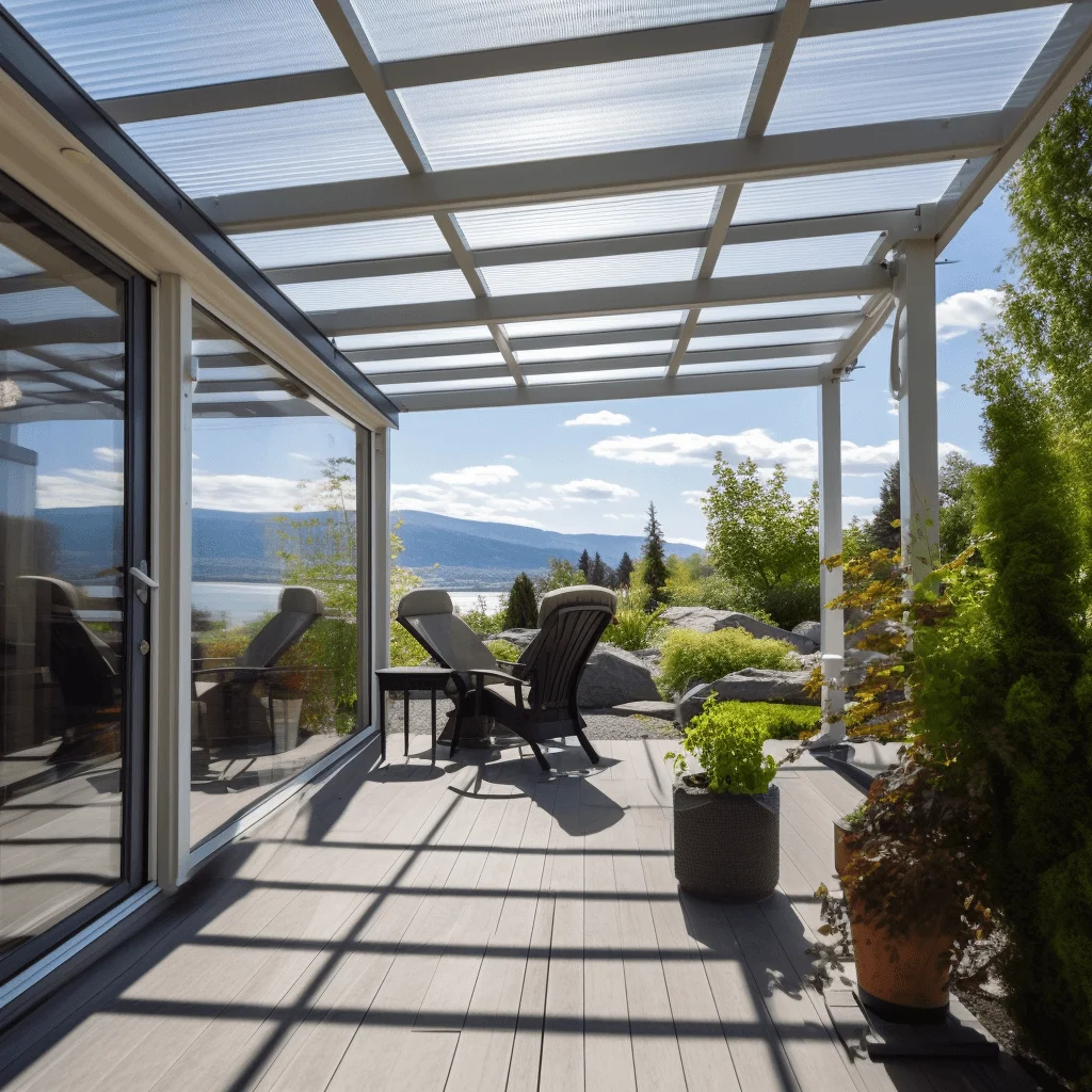 Quality aluminum patio cover installation in Kelowna