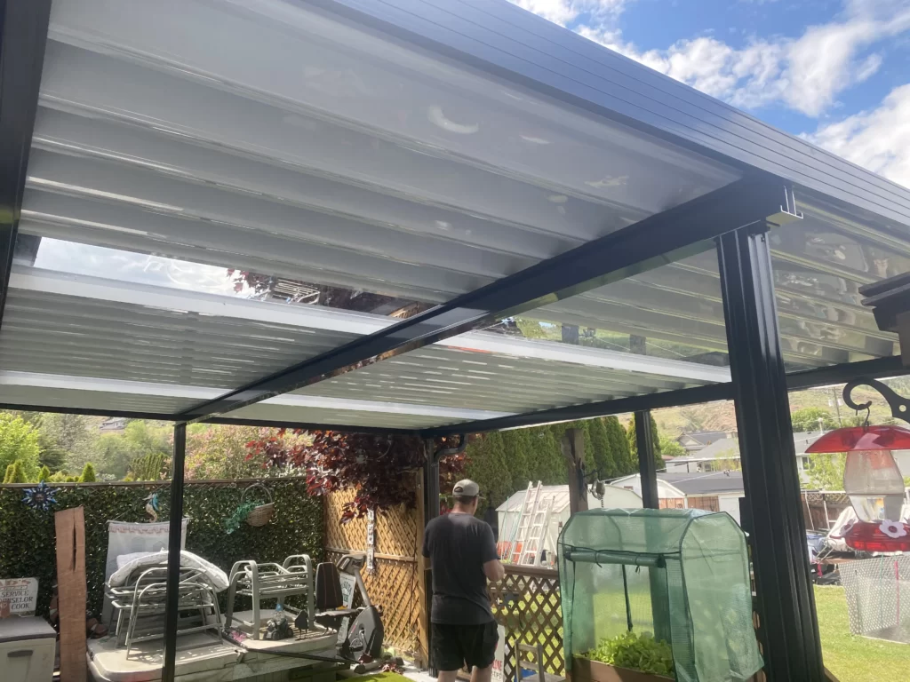 balcony cover okanagan installation company