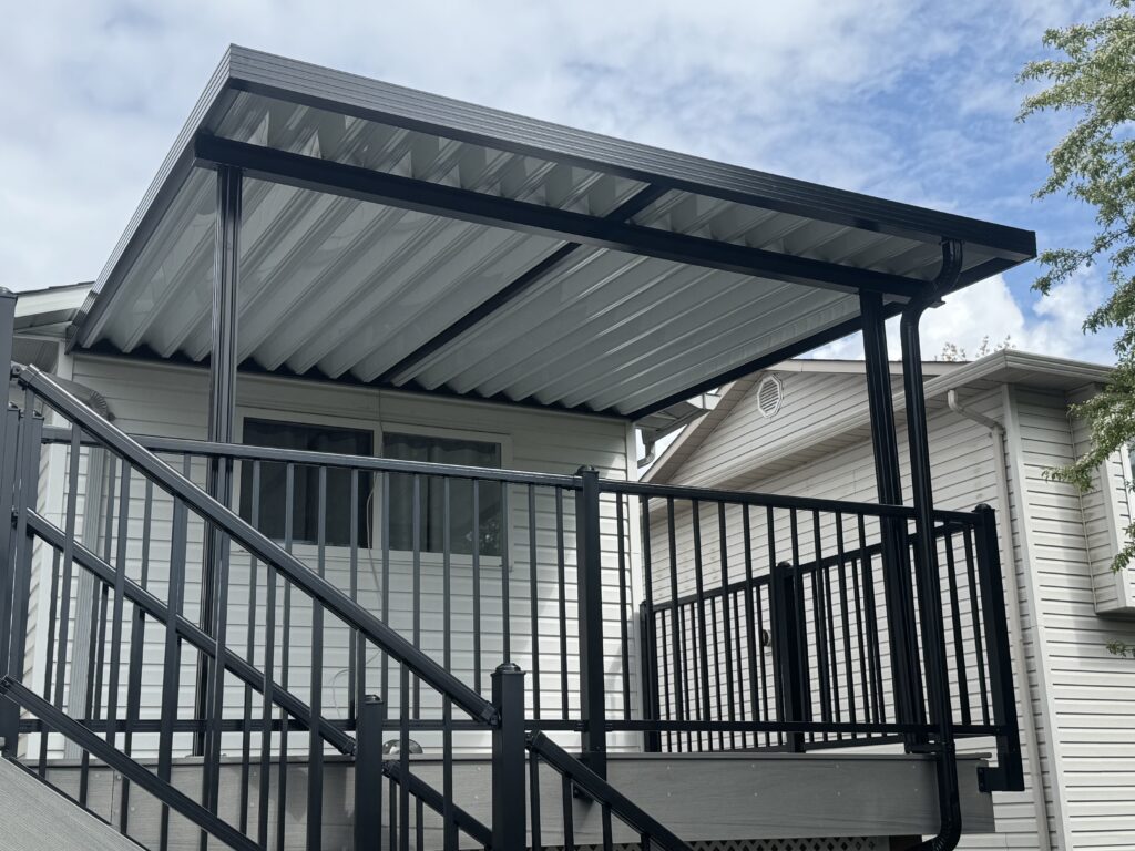 Split Level Aluminum Patio Cover