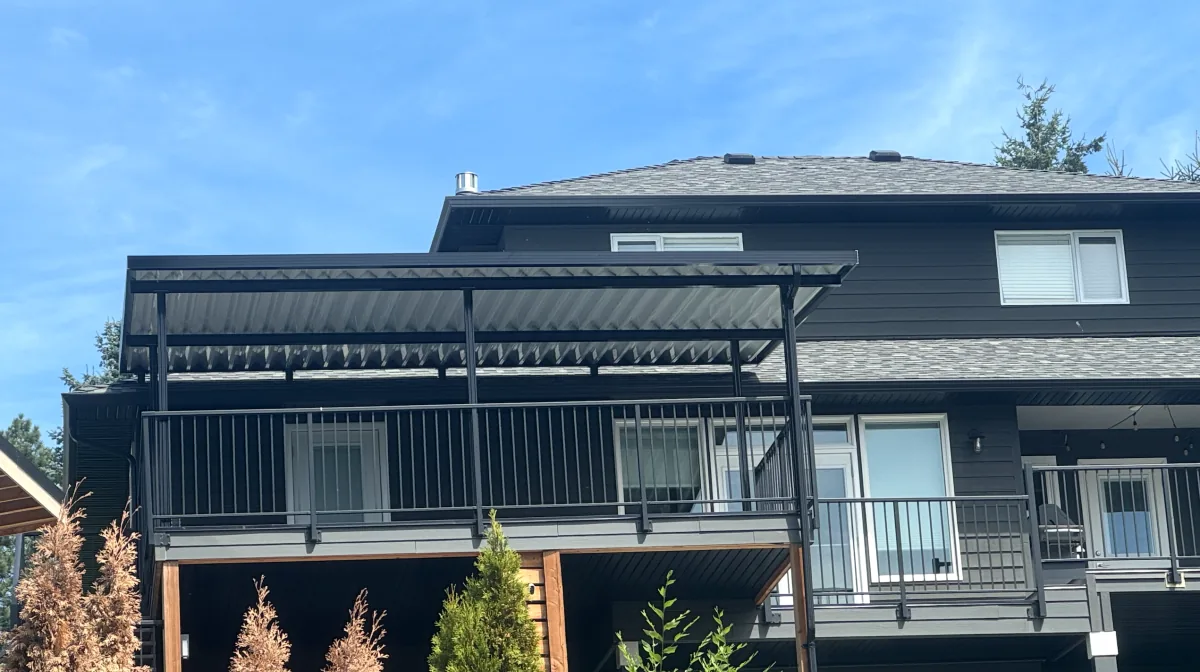 Black Aluminum Cover — Okanagan, Okanagan Patio Covers