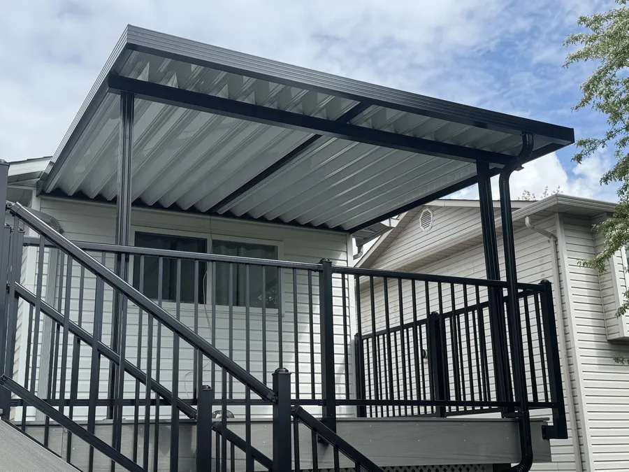 Cover + Railing — Kelowna, Okanagan Patio Covers