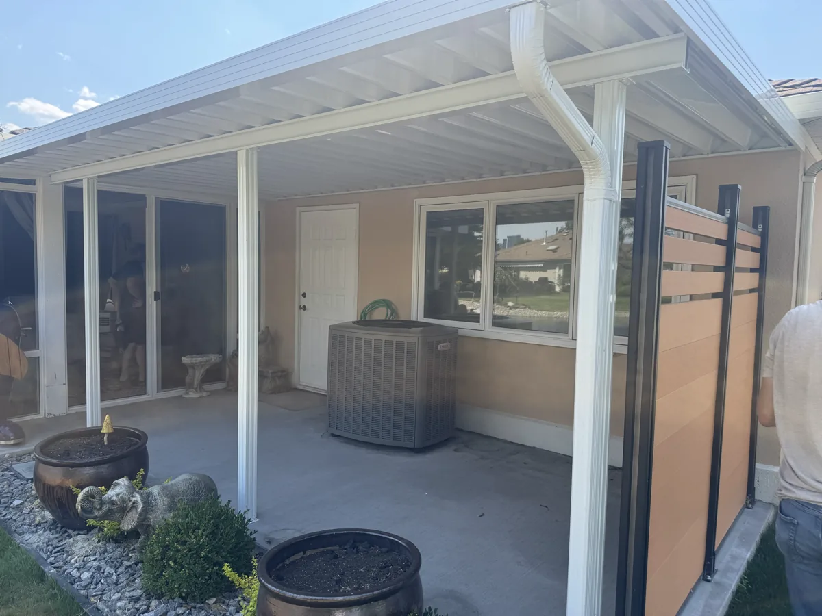 Cover + Privacy Screen — Kelowna, Okanagan Patio Covers