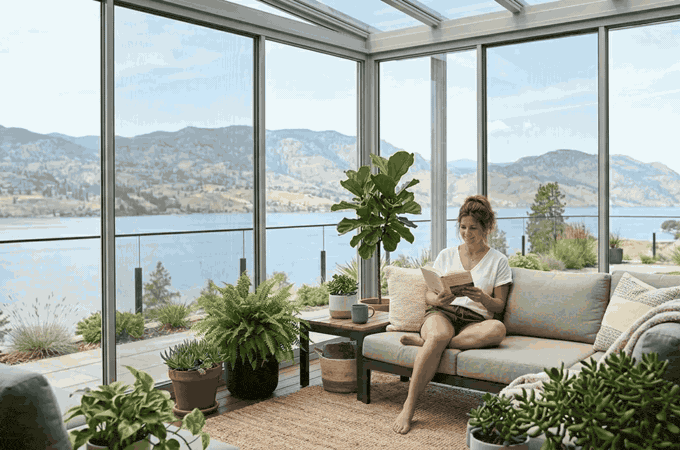 Three-season and four-season rooms on Okanagan decks